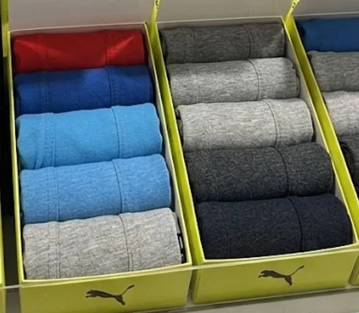 Puma Boys' 8 Pack Cotton Boxer Briefs Medium
