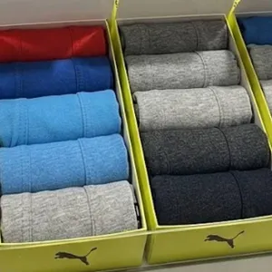 Puma Boys' 8 Pack Cotton Boxer Briefs Medium