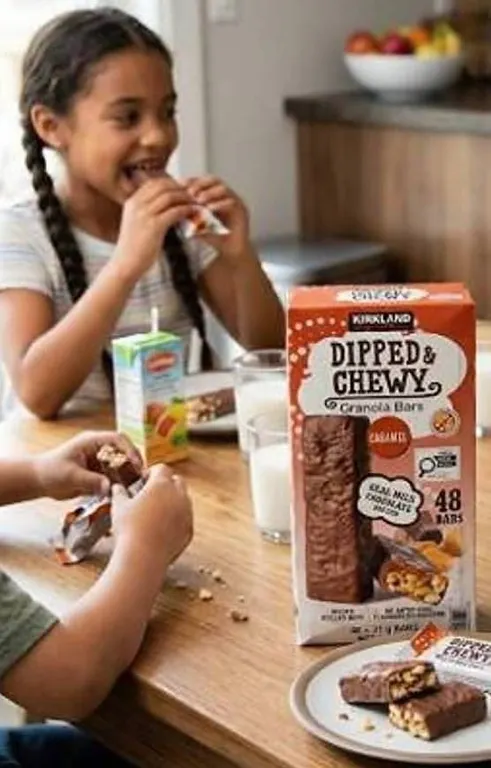 Kirkland Dipped & Chewy Caramel Granola Bars
