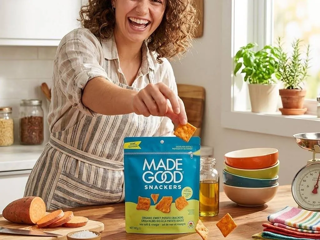 MadeGood Organic Sweet Potato Crackers 6x142g