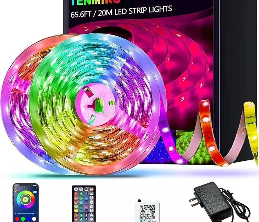 Tenmiro 32.8ft RGB LED Strip Lights Set