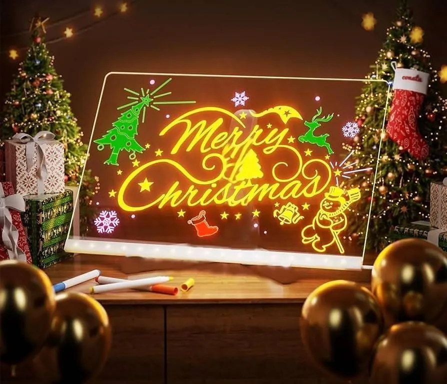 VinTS LED Drawing Board 15.75x11.81, 7 Colours