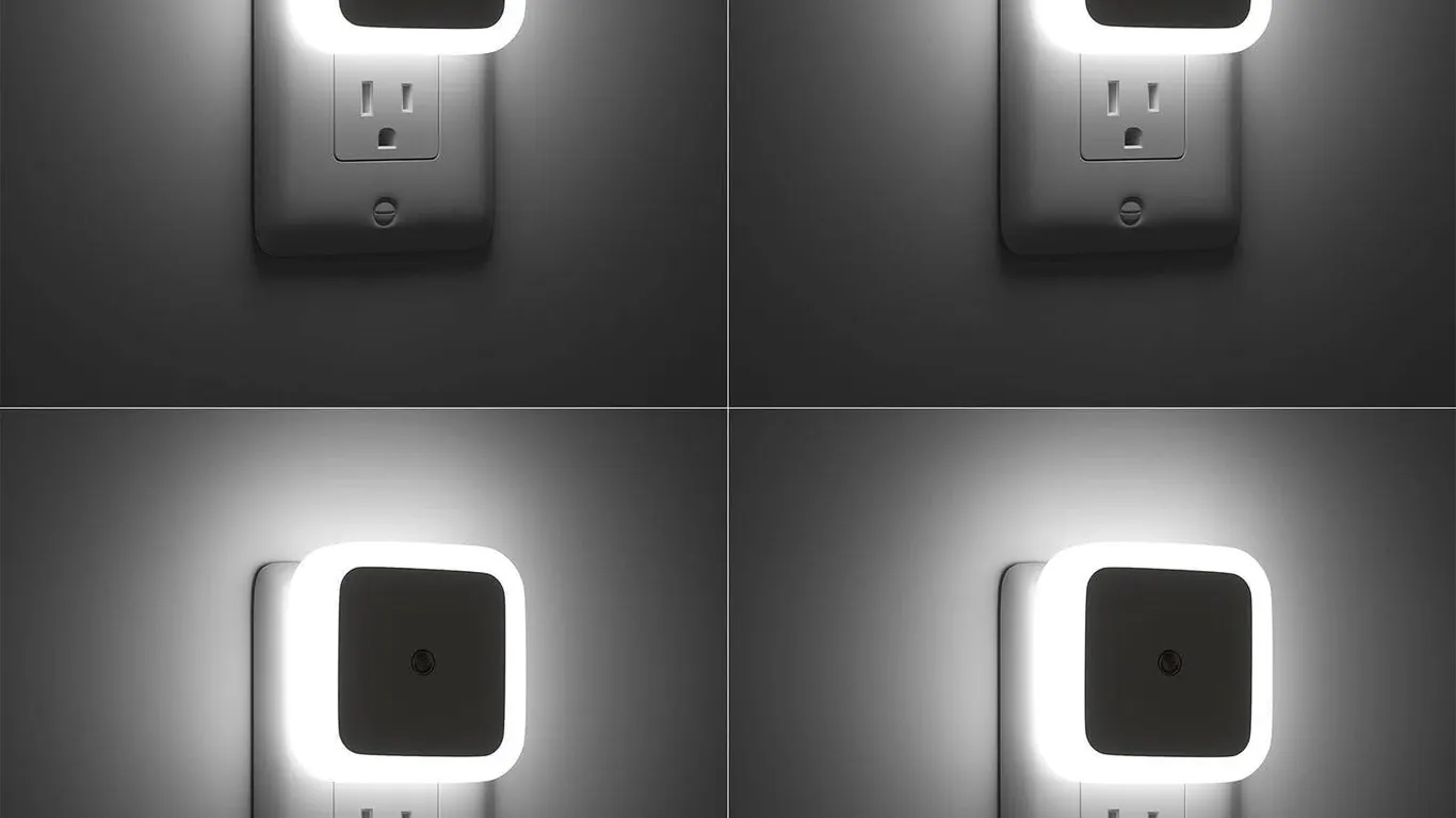 12 LED Night Lights Plug In Dusk-to-Dawn
