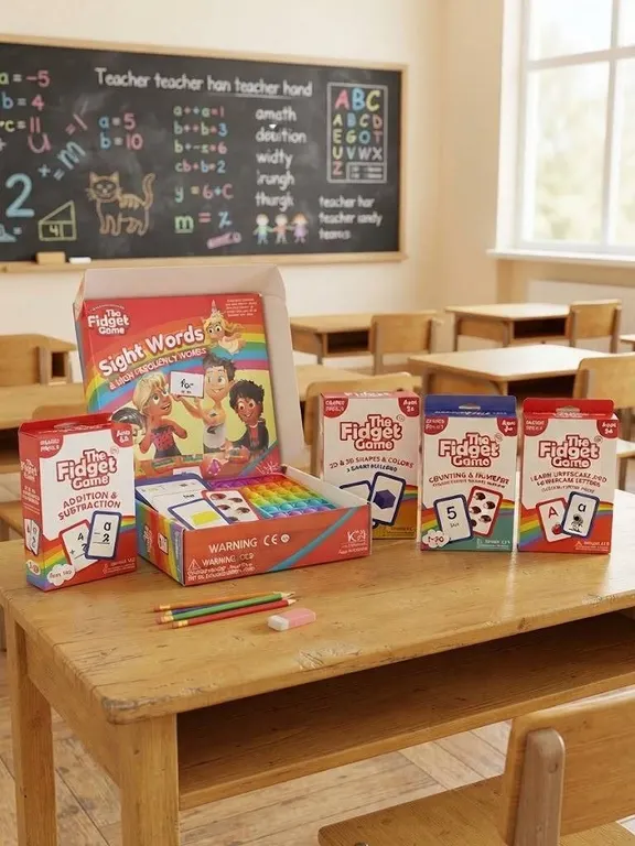 The Fidget Game Sight Words Learning Set