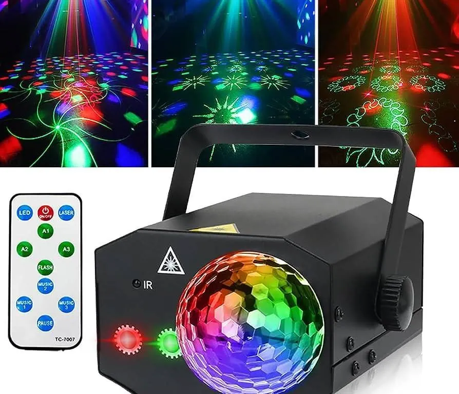 Laser Magic Ball LED Party DJ Light Kit