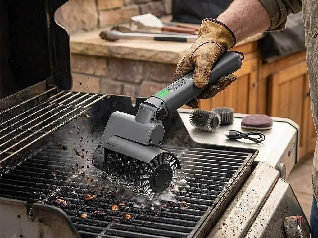 Pexucalm Electric Grill Brush Cordless Kit