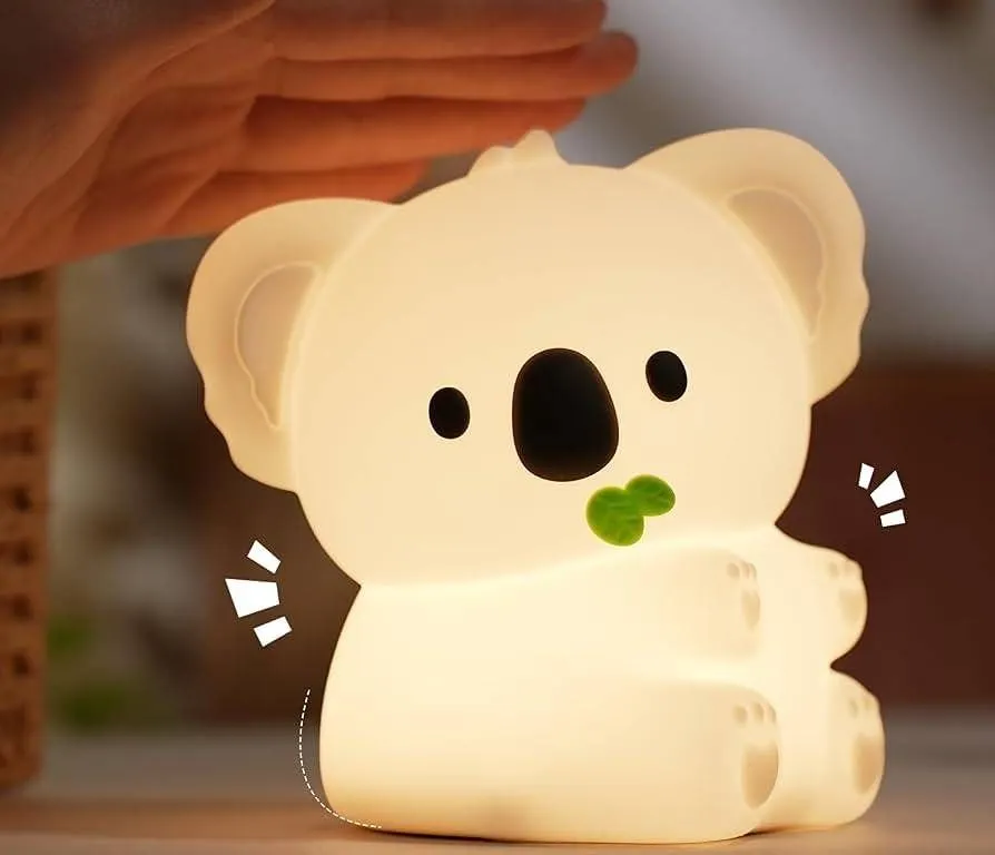 Koala Silicone Sleep Lamp, USB Rechargeable