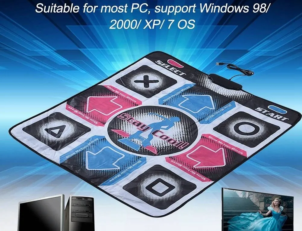 USB Dance Pad Non-Slip Stay Cool Game Mat