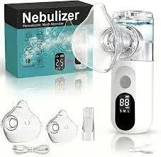 Rechargeable Mesh Nebulizer for Home and Travel