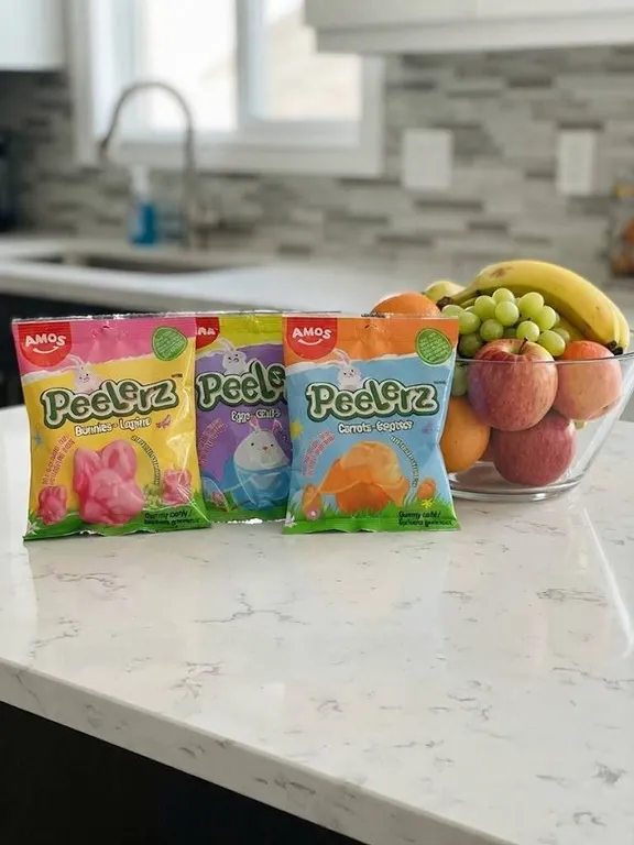Pack of 38 Amos Peelerz Gummy Candy Bags