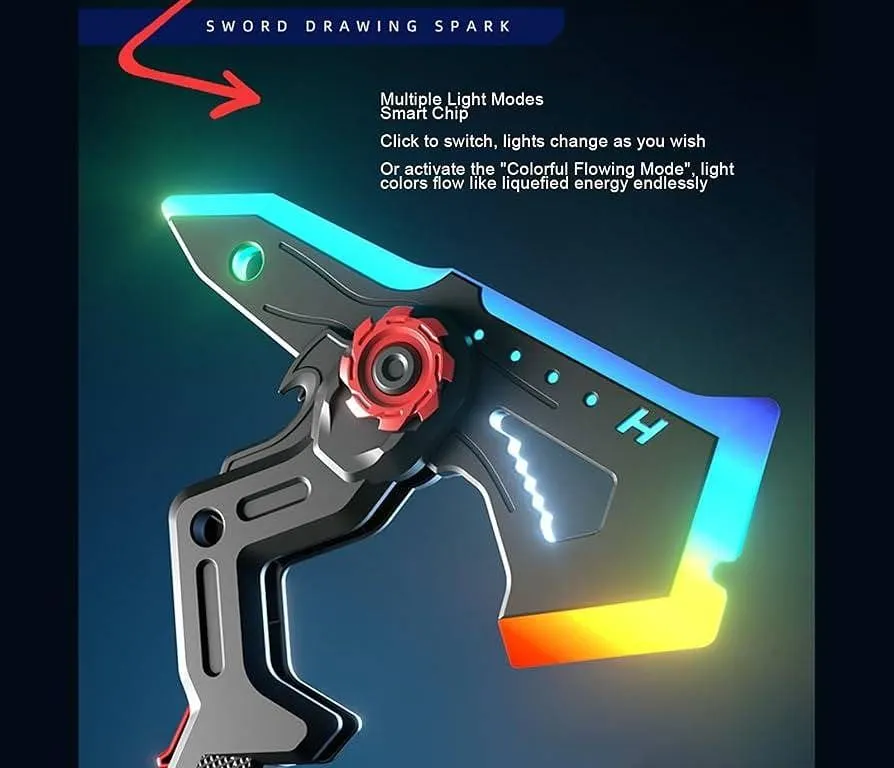 BONKZEBU LED Light Up Rotating Toy Axe