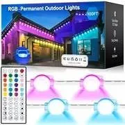 150FT RGB Permanent Outdoor Lights, App Control