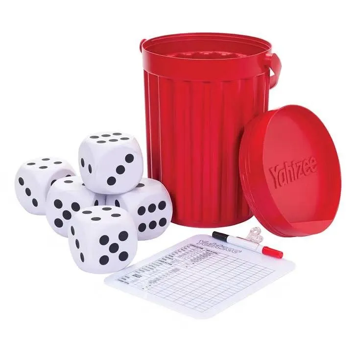 Hasbro Giant Yahtzee Game Set With Case
