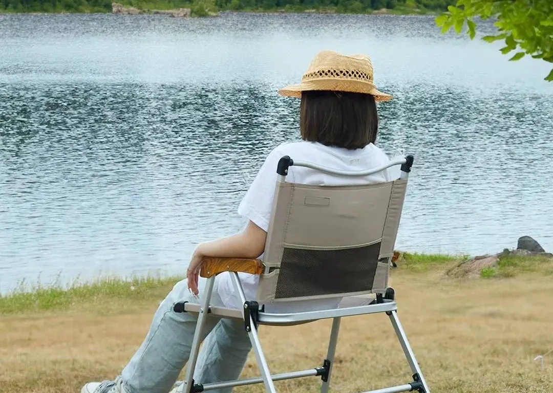 Peirhw Outdoor Folding Chair Aluminum Alloy