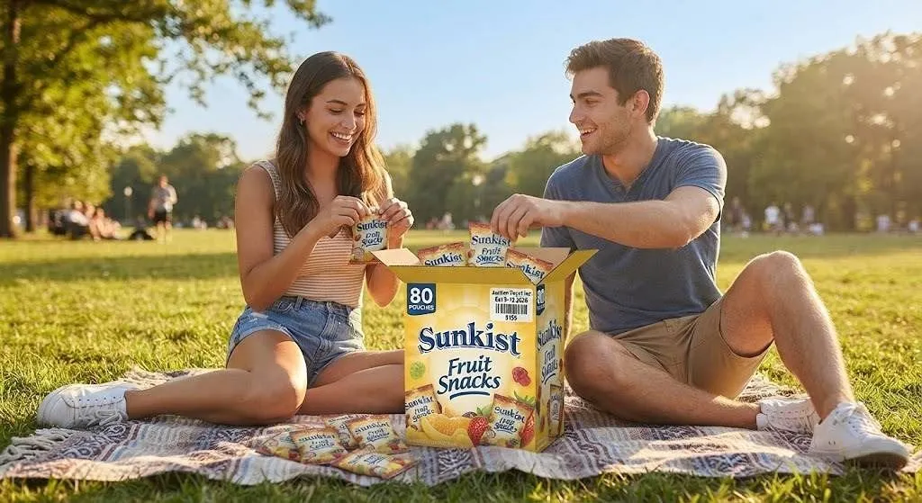 Sunkist Fruit Snacks 1.76 kg, 80 Pouches