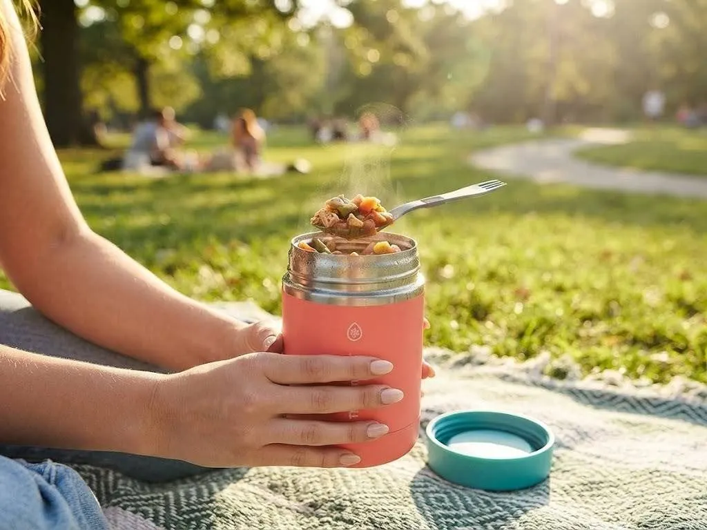 ThermoFlask Insulated Food Jars 591mL Set of 2