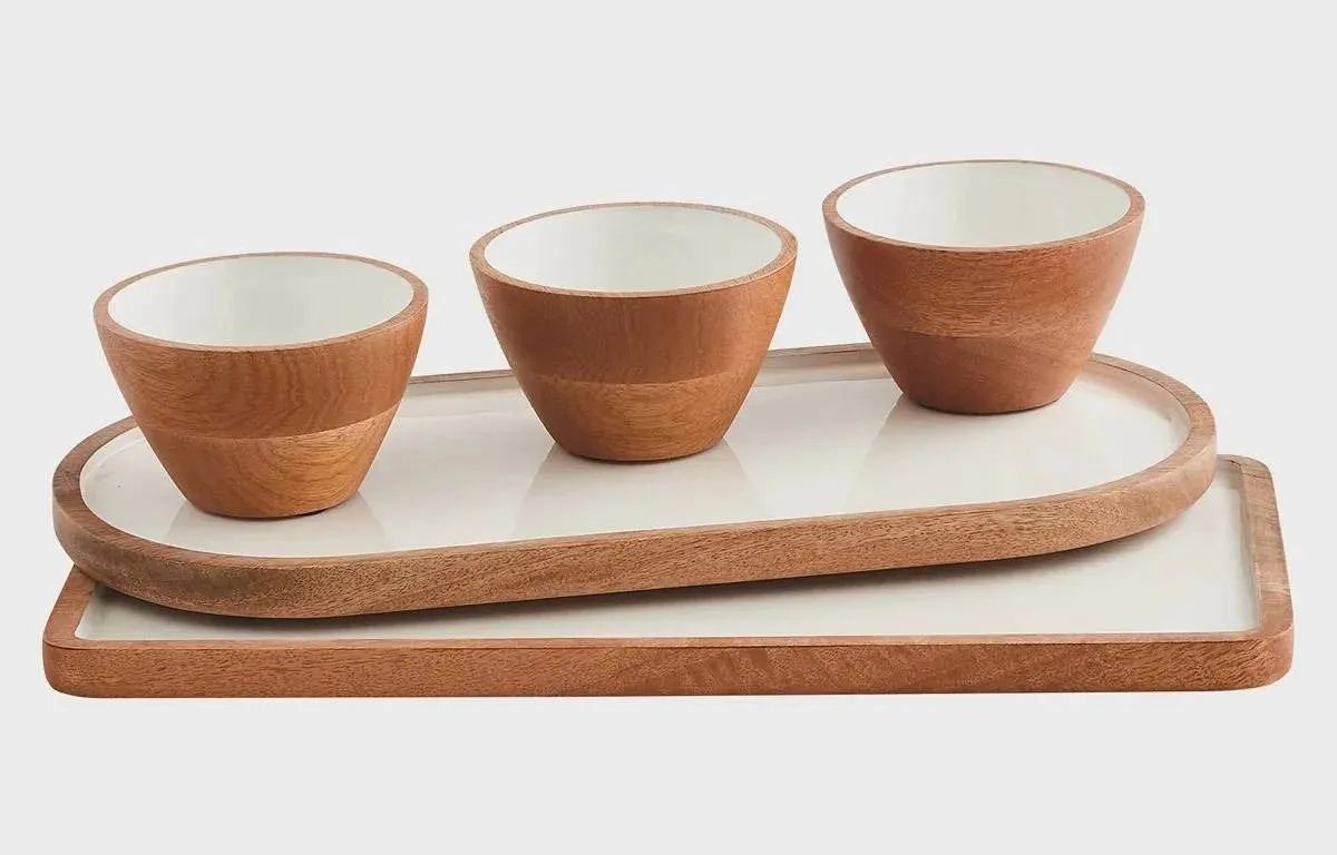 Home Inspiration 5 Pc Enameled Serving Set