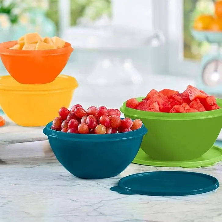 Tupperware Wonderlier 4-Bowl Set With Lids
