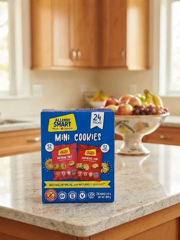 Allergy Smart Mini Cookies 24 Pack 600g