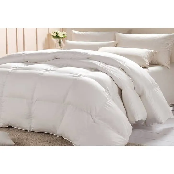 King White Goose Down Duvet 100% Cotton