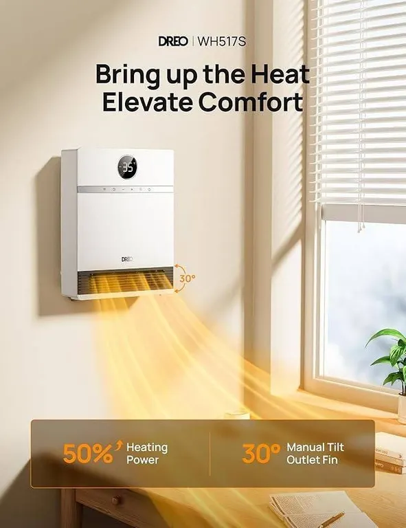 Dreo Smart Wall Mounted Heater DR-HSH017AS