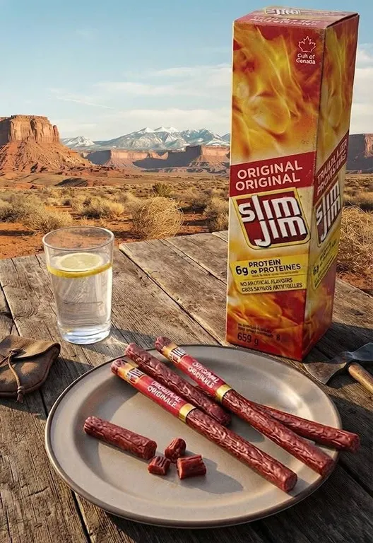 Slim Jim Spicy Sausage Snack 2x659g