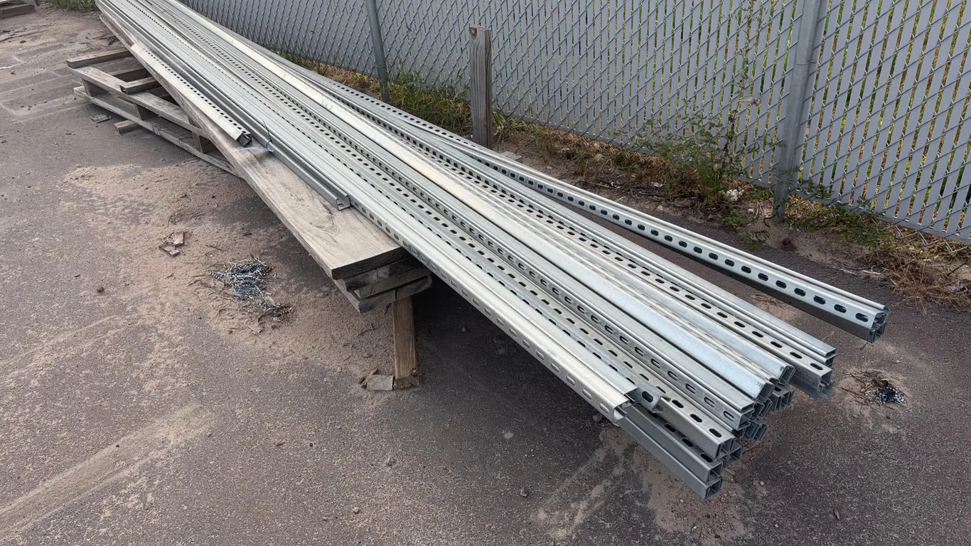 Assortment of C Channel Pipe