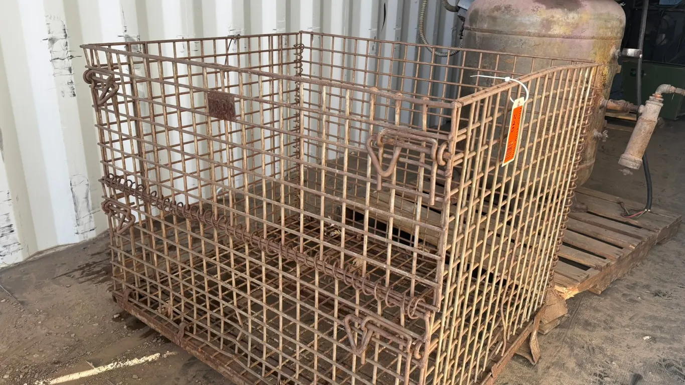 Steel Crate with Feet