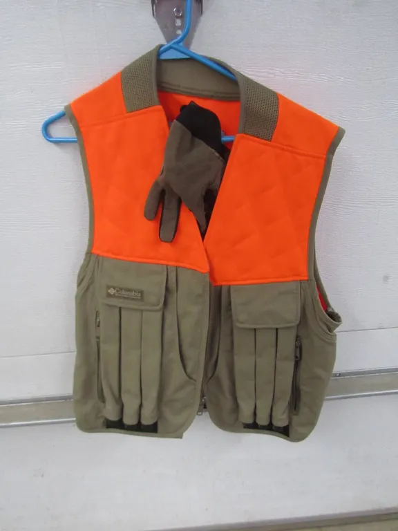 Columbia Blaze Orange Hunting Vest
