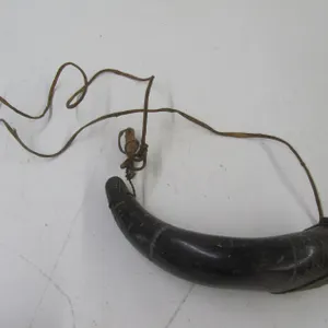 Hand Carved Powder Horn