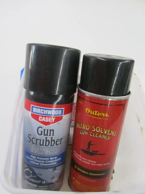 Assorted Gun Cleaning Products