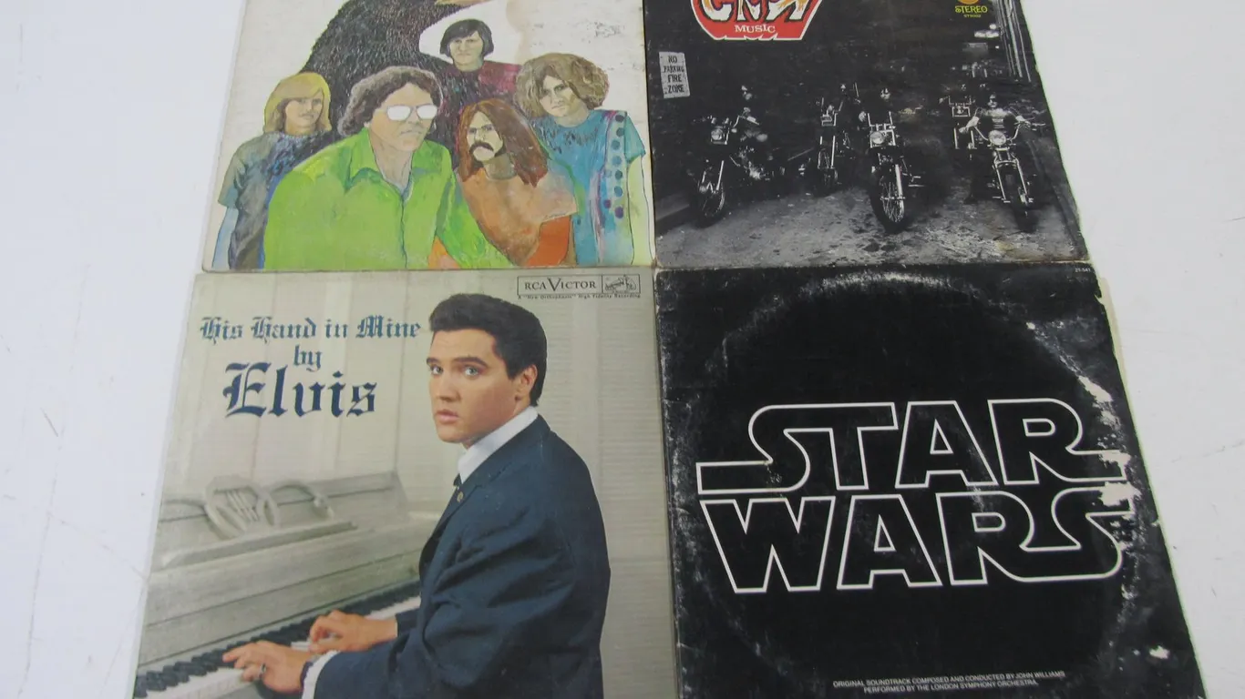 (4) Assorted Vinyl Records