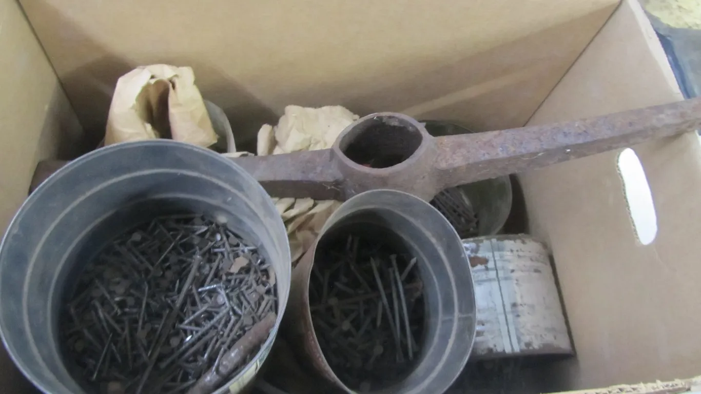 Box Of Assorted Hardware