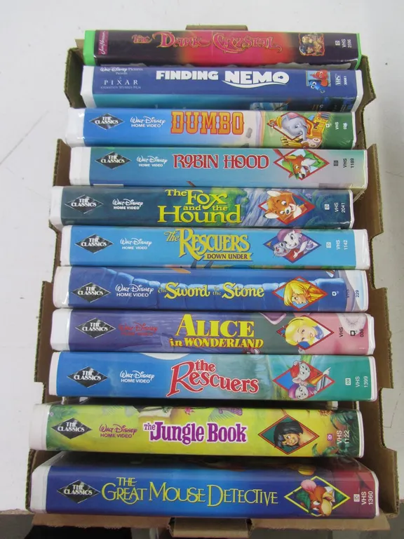 (11) Walt Disney VHS Movies