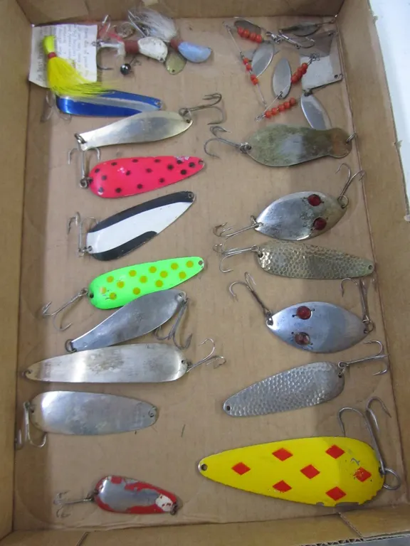 Flat Of Fishing Lures