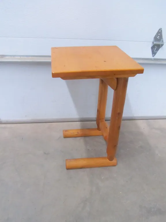 Wood Side Table