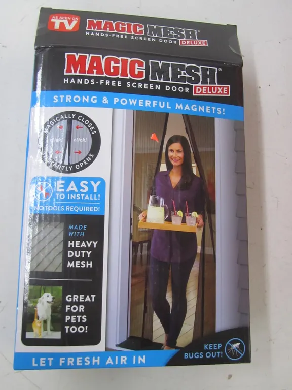 Magic Mesh Deluxe Hands-Free Screen Door