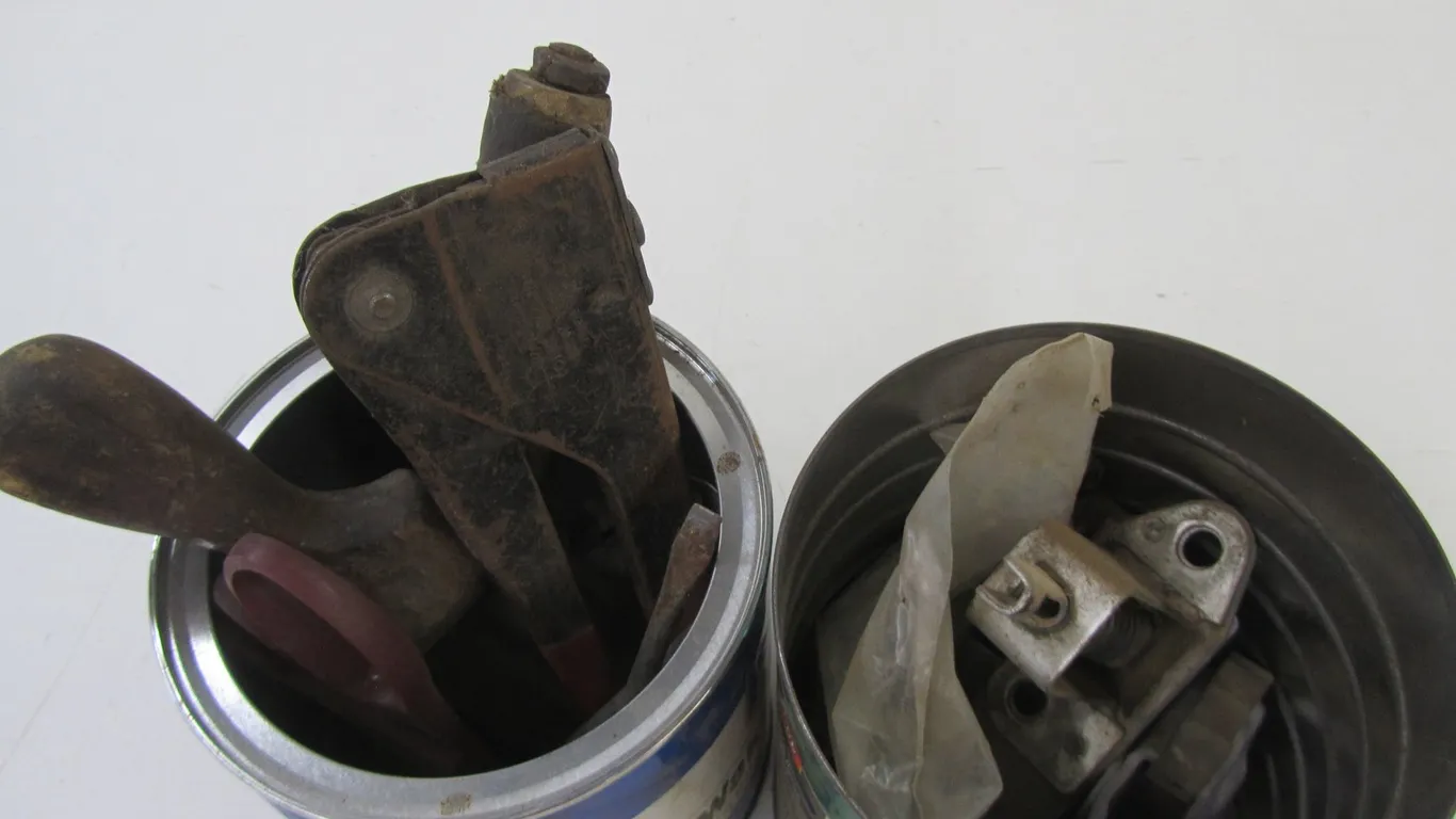 Flat Of Miscellaneous Tools And Hardware
