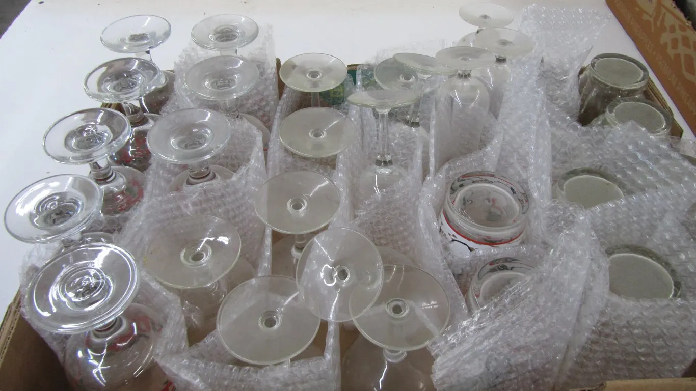 Lot Of Assorted Drinking Glasses