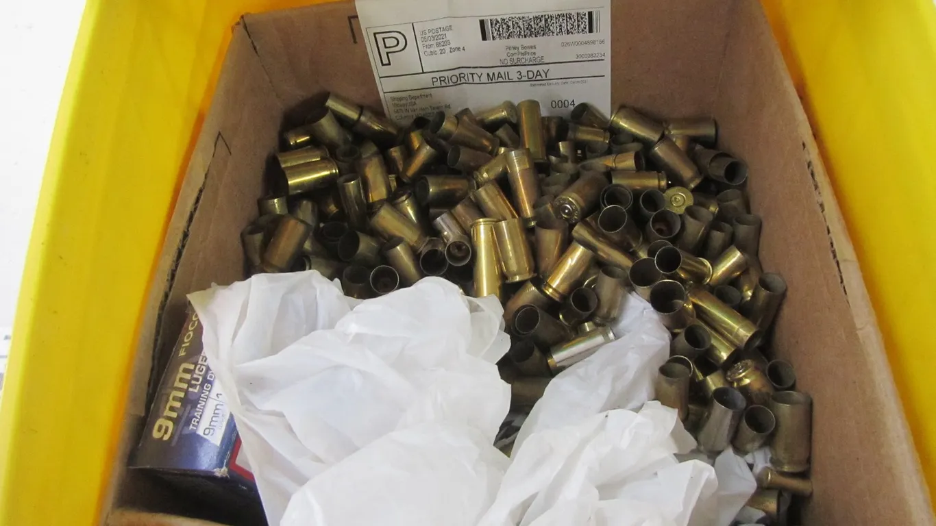 Large Lot Of Brass Casings