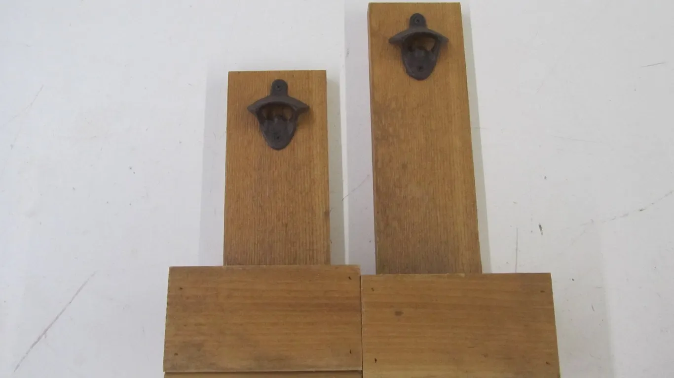 (2) Bottle Openers w/Cap Catchers