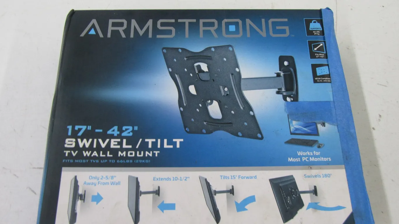 Armstrong 17" - 42" Swivel/Tilt TV Wall Mount