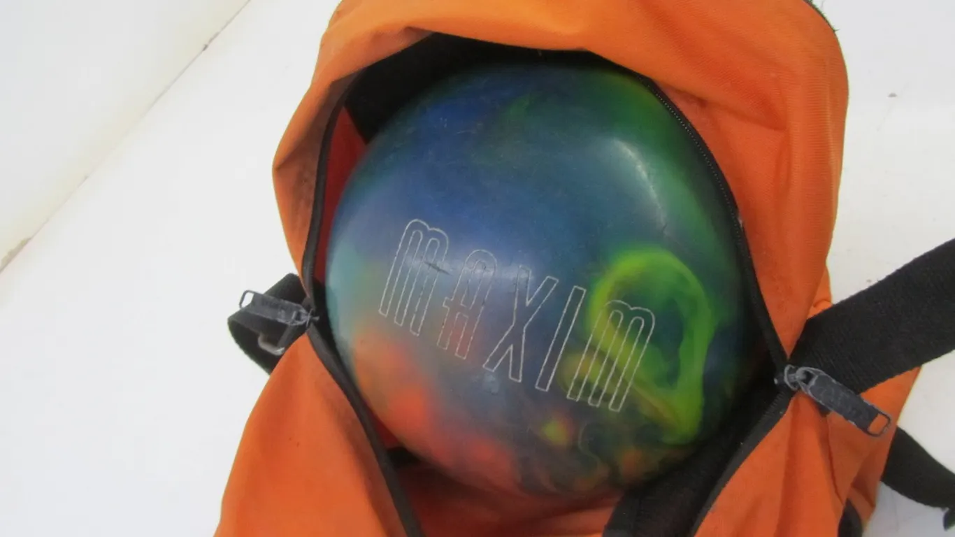 Ebonite Bowling Ball w/Bowling Ball Case