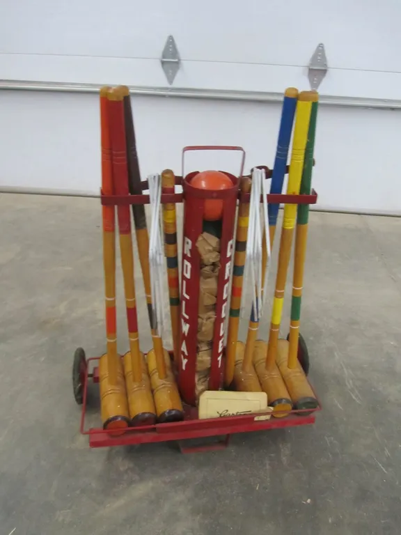 Rollway Croquet Set w/Stand