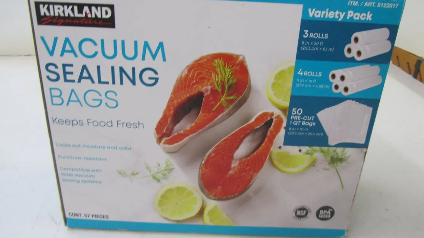 Kirkland Variety Pack Vacuum Sealing Bags