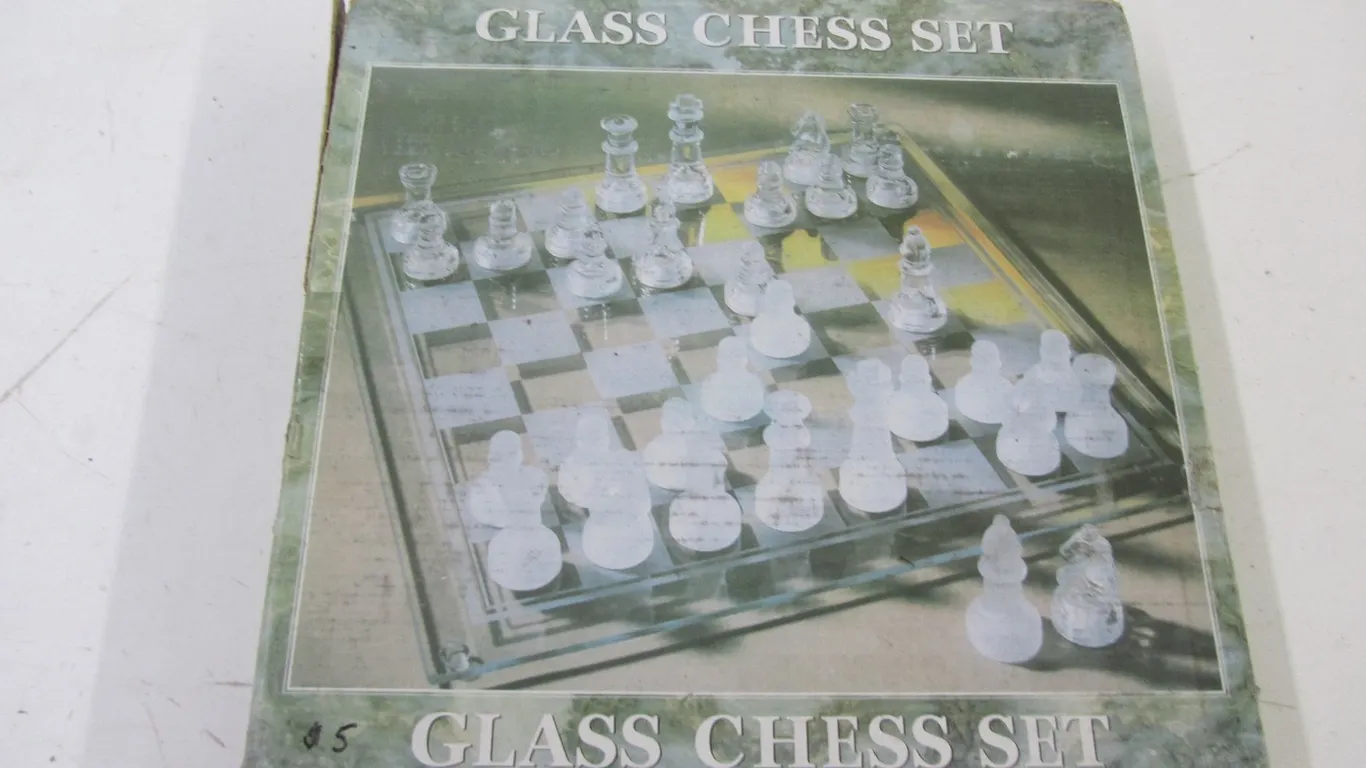 Glass Chess Set