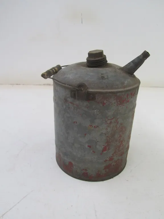 Vintage Galvanized Gas Can