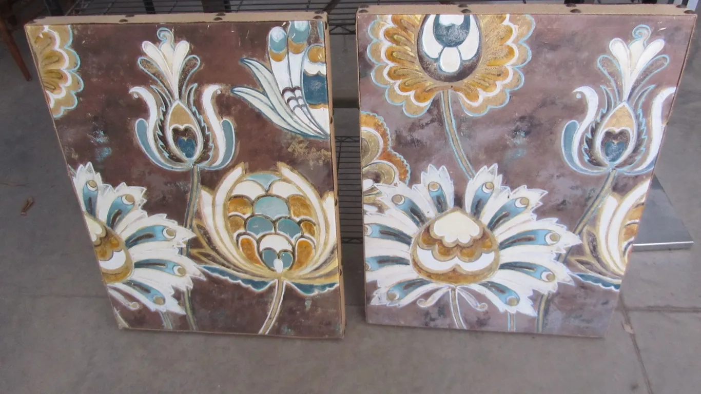 (2) Prints On Canvas