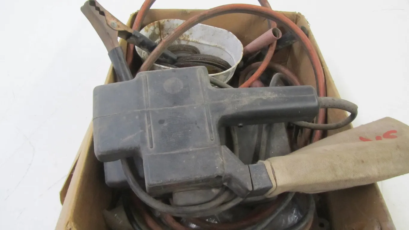 Skil 3" x 18" Belt Sander, Set Of Jumper Cables, Grinding Discs, And More