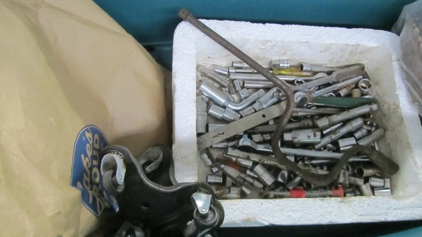 Tub w/Assorted Socket Ratchets And Sockets